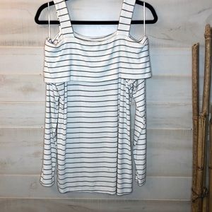 Motherhood Maternity Off Shoulder Top Large